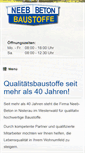 Mobile Screenshot of neeb-beton.de